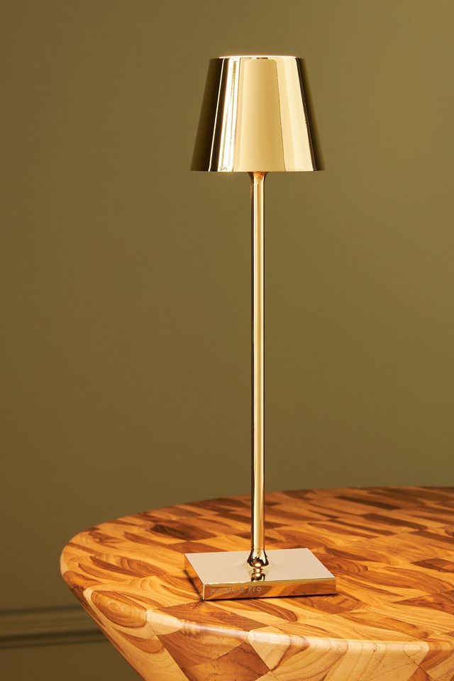 Poldina Pro Micro Metallic Cordless Rechargeable LED Table Lamp #1