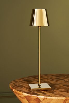 Poldina Pro Micro Metallic Cordless Rechargeable LED Table Lamp
