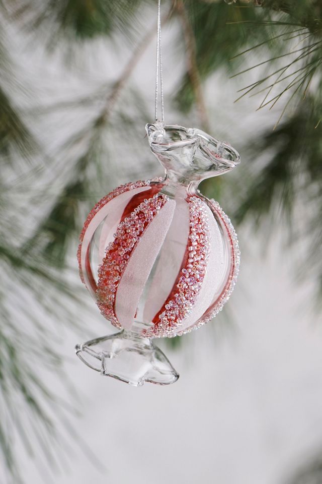 Peppermint Heart Ornament