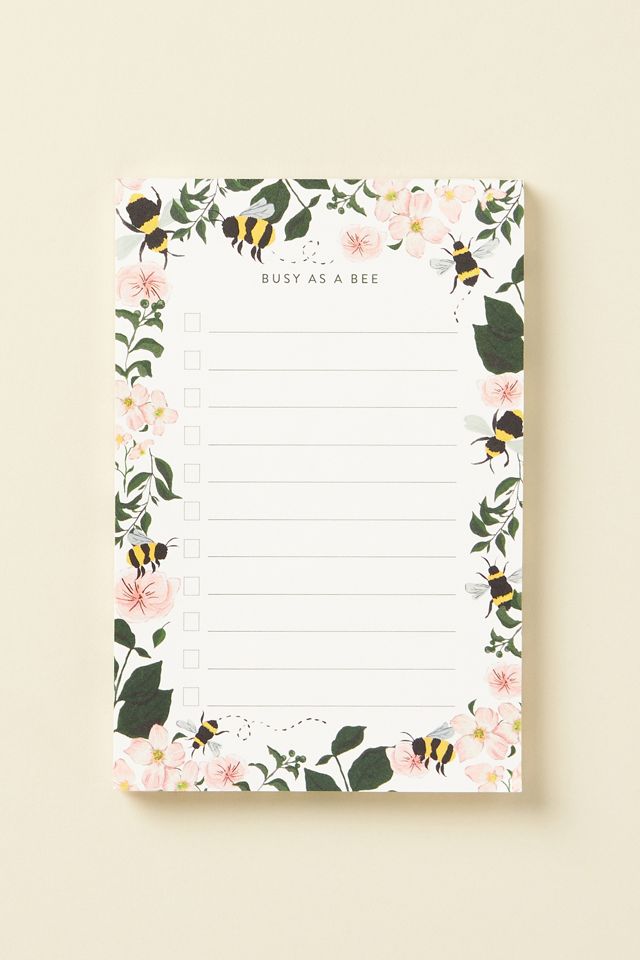 Busy As A Bee Notepad #2