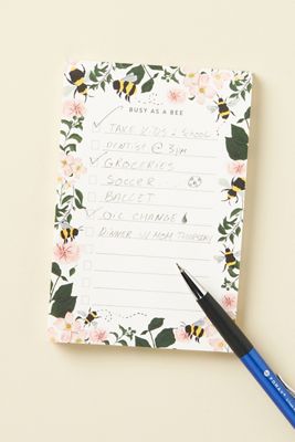 Busy As A Bee Notepad