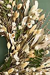 Preserved Ivory Blooms Wreath #1