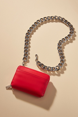 By Anthropologie Chain Crossbody Bag