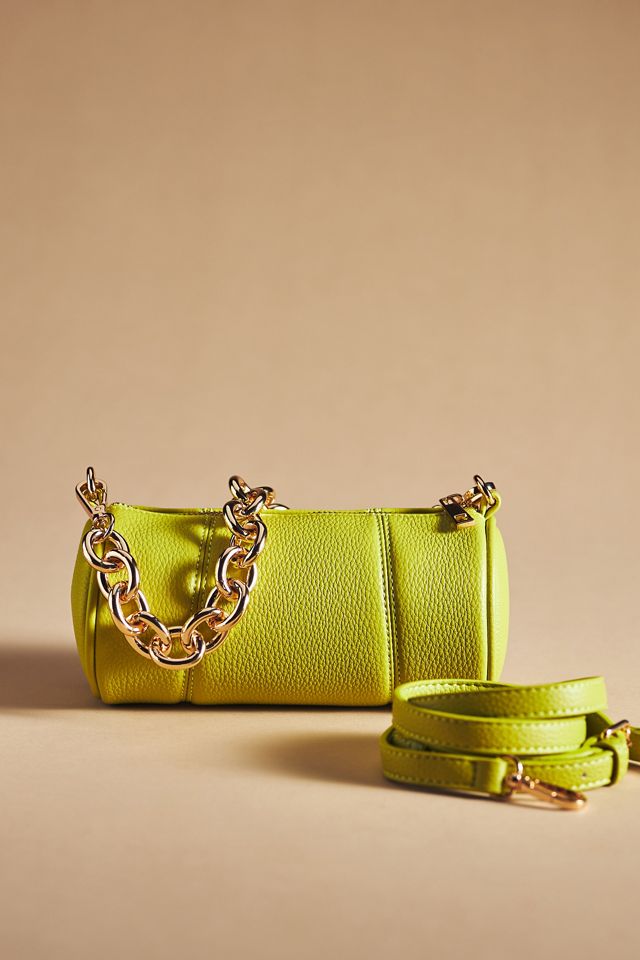 Faux Leather Barrel Shoulder Bag #2