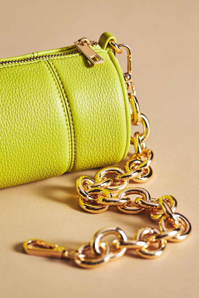 Faux Leather Barrel Shoulder Bag #3