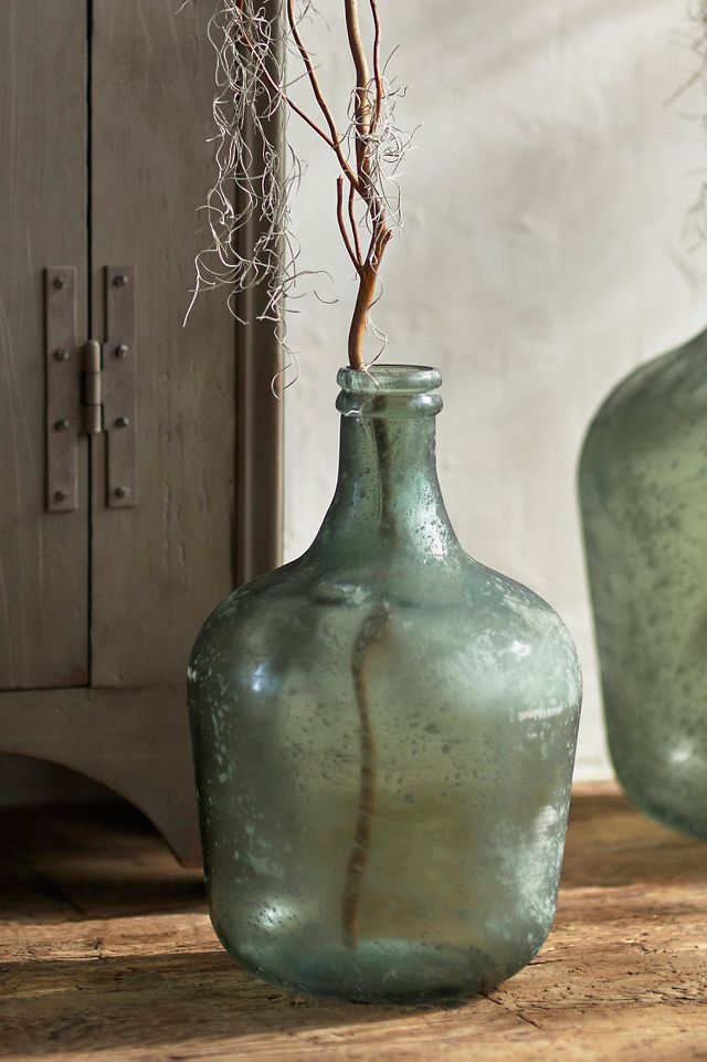Recycled Glass Jar Vase #1