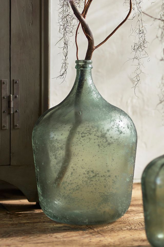 Recycled Glass Jar Vase - Farmhouse Wares