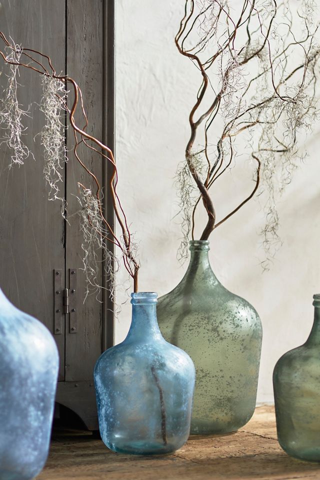 Recycled Glass Jar Vase #3