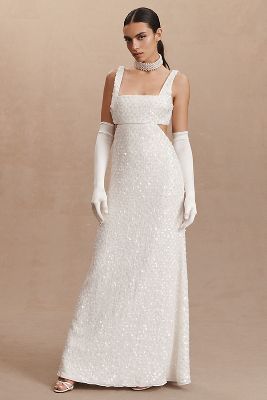 BHLDN Wedding Dress Sequins