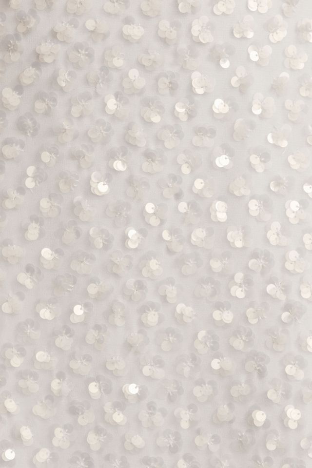 BHLDN Lena Square-Neck Sequin Cutout Wedding Gown #4