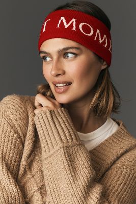 Perfect Moment Ear Warmer Headband In Red