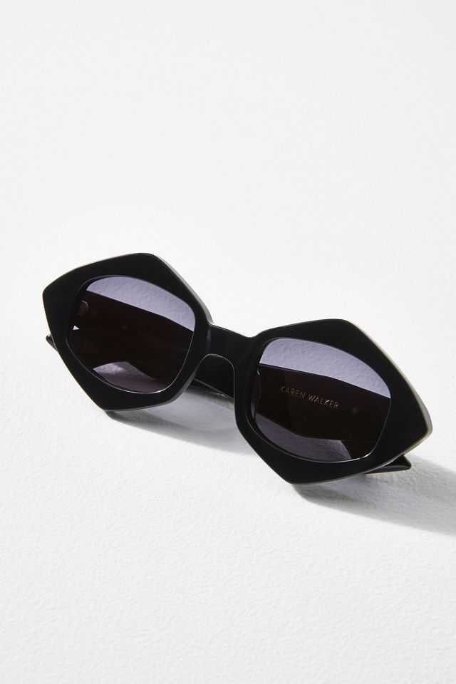 Karen Walker Dice Black Sunglasses Introducing the latest Karen Walker Eyewear: Block Party  main image 4