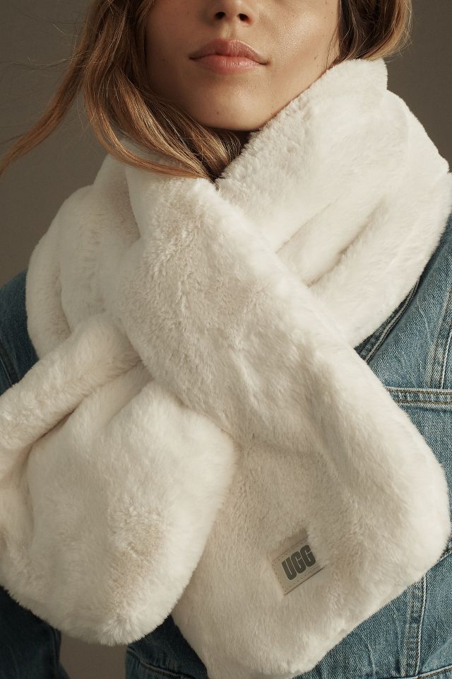 Ugg faux best sale fur scarf