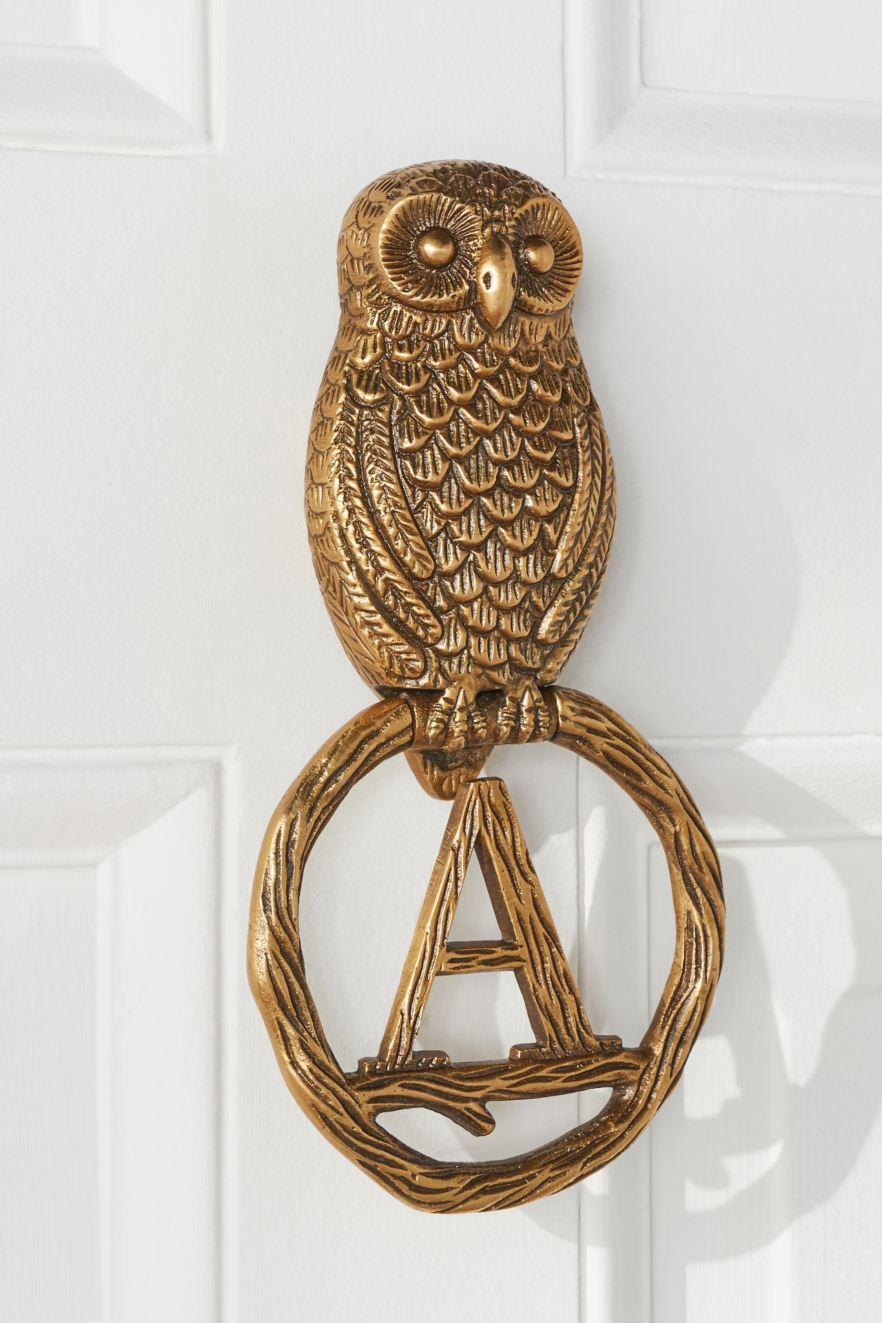 Owl Monogram Door Knocker