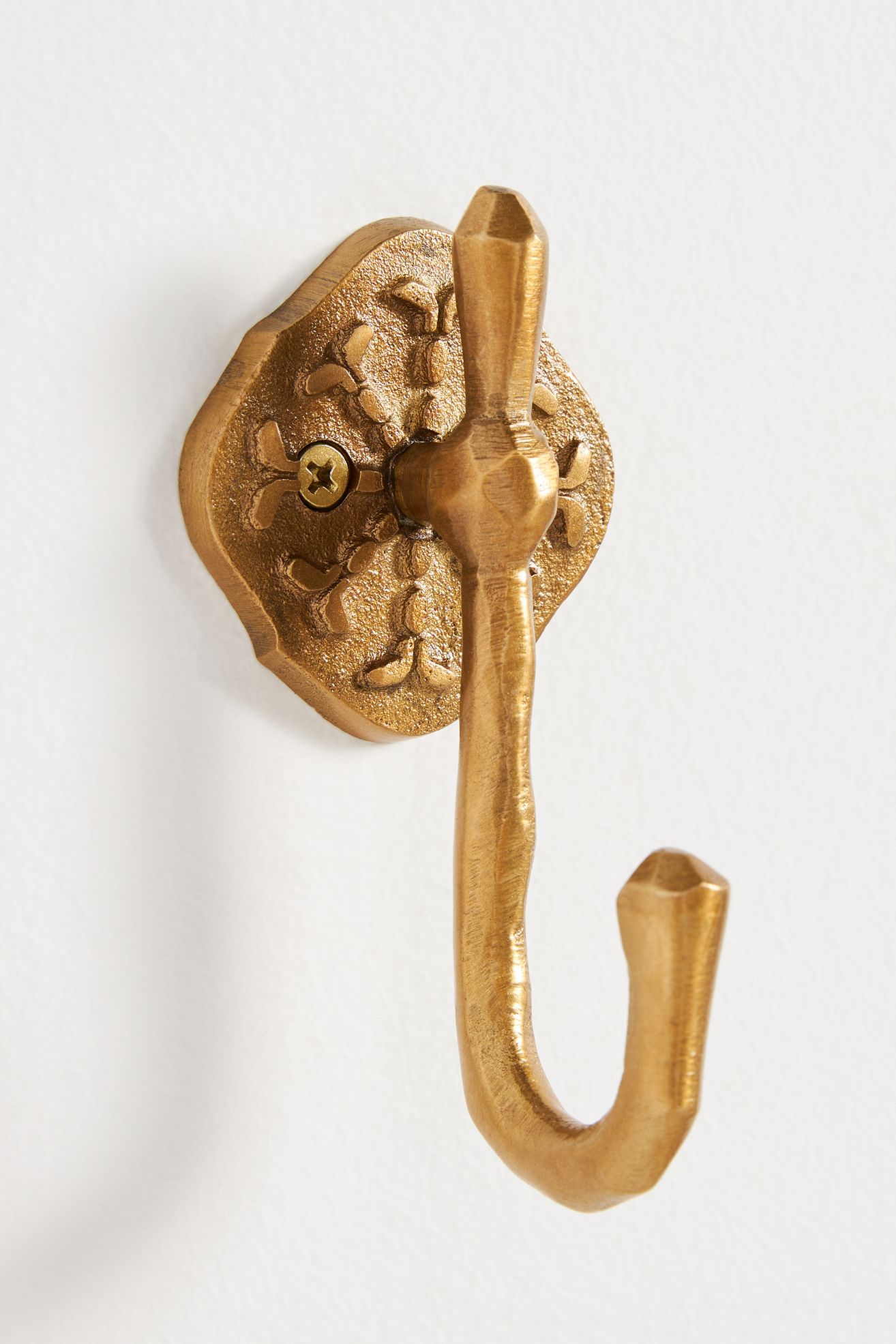 Stella Kitchen Hook - Brass, One Size