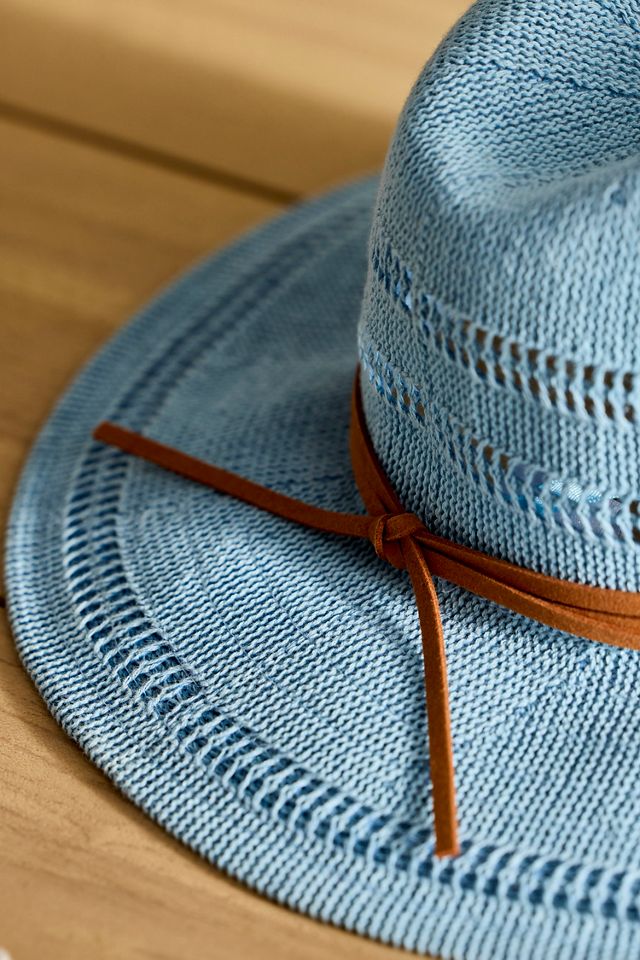 Vented Crown Sun Hat with Faux Suede Trim #2