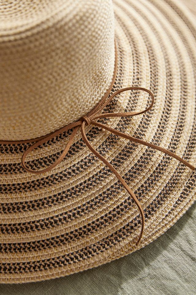 Woven Stripe Sun Hat #1