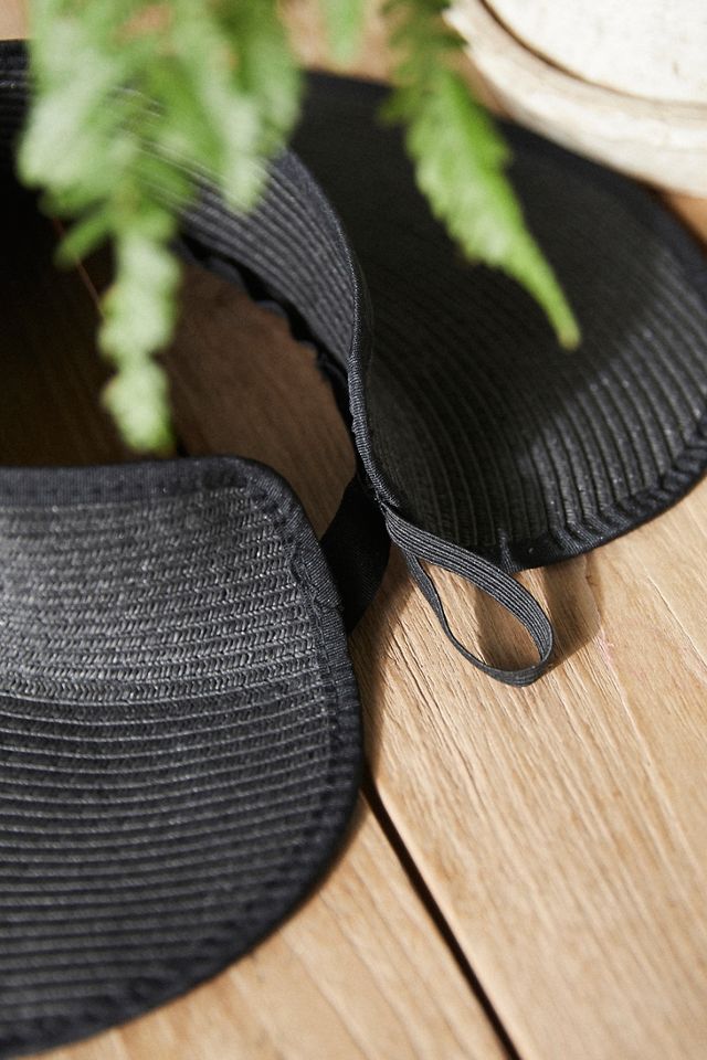 Wide Brim Woven Visor #3