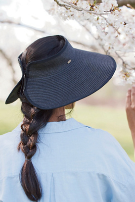 Wide Brim Woven Visor | Terrain