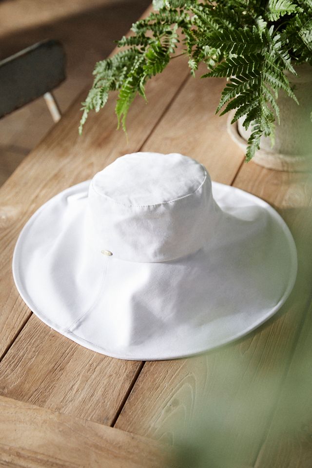 Packable Cotton Wide Brim Sun Hat #1