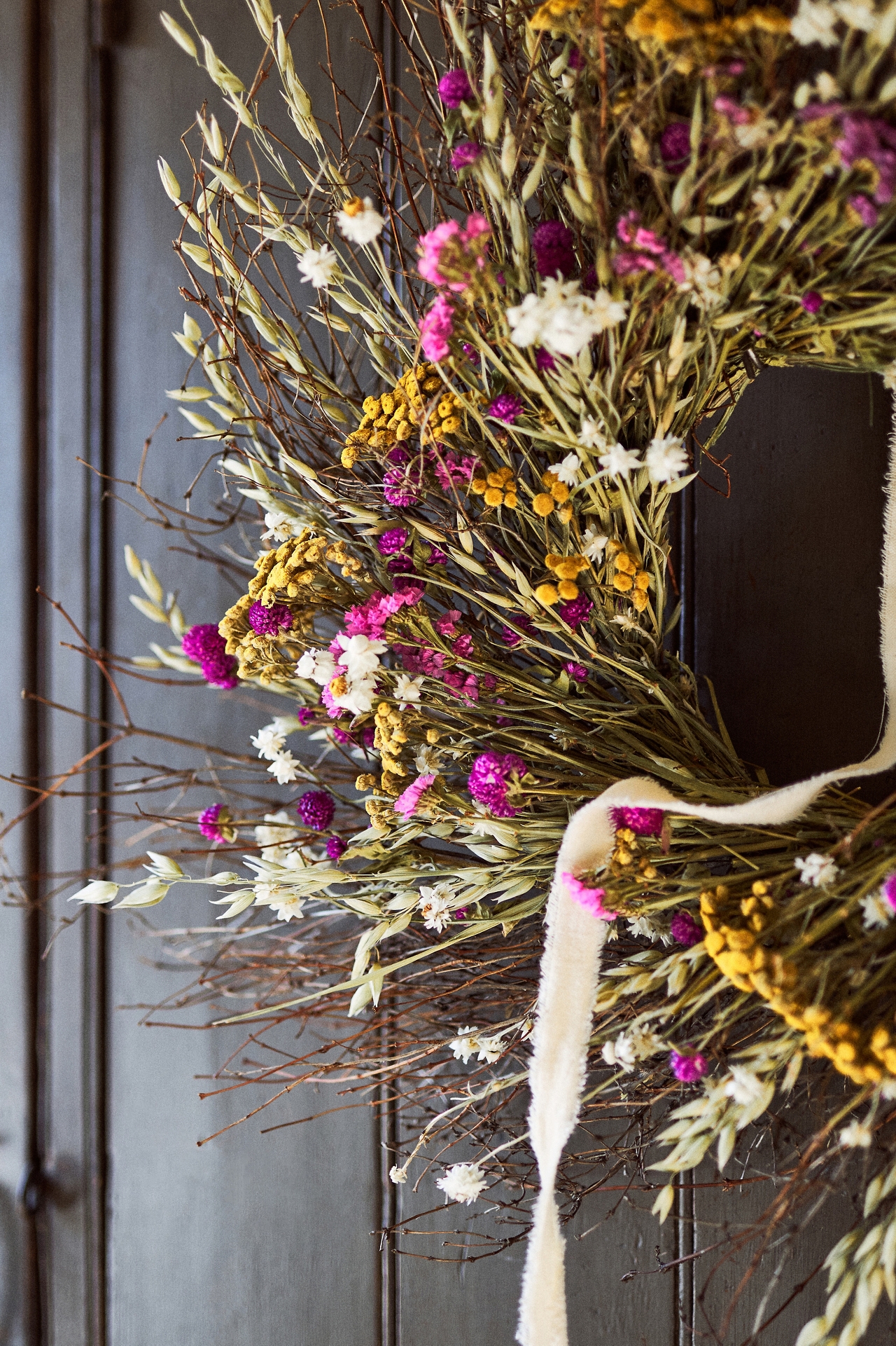 Preserved Spring Garden Wreath