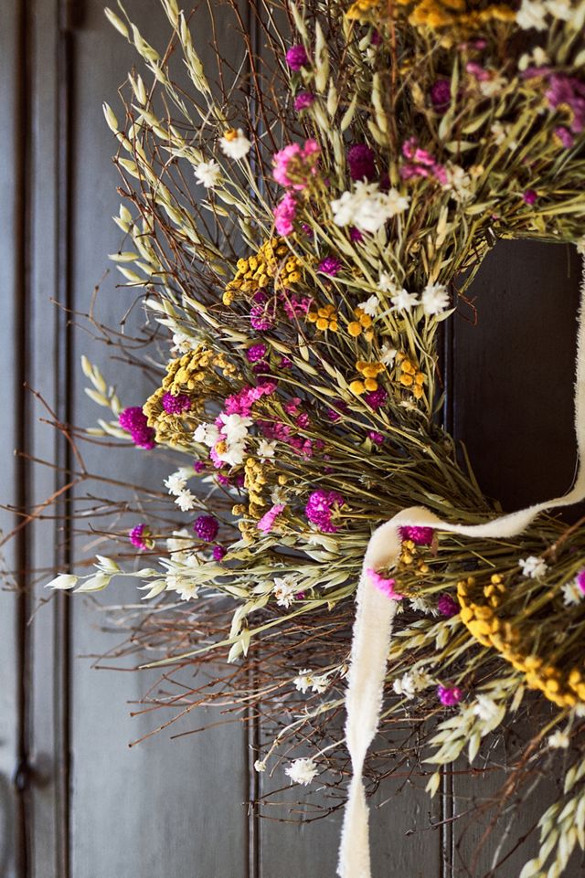 Preserved Spring Garden Wreath #1