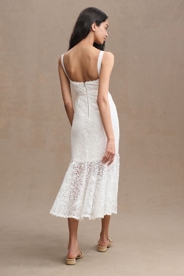 Saylor Malina Sleeveless Lace Cutout Midi Dress #2