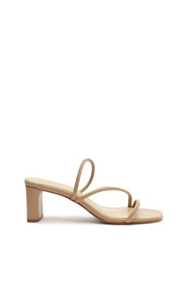 Schutz Chessie Mid Sandal In Beige