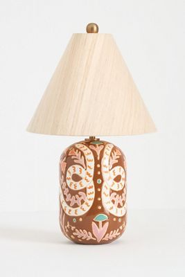 Kaia Wax Resist Ceramic Table Lamp