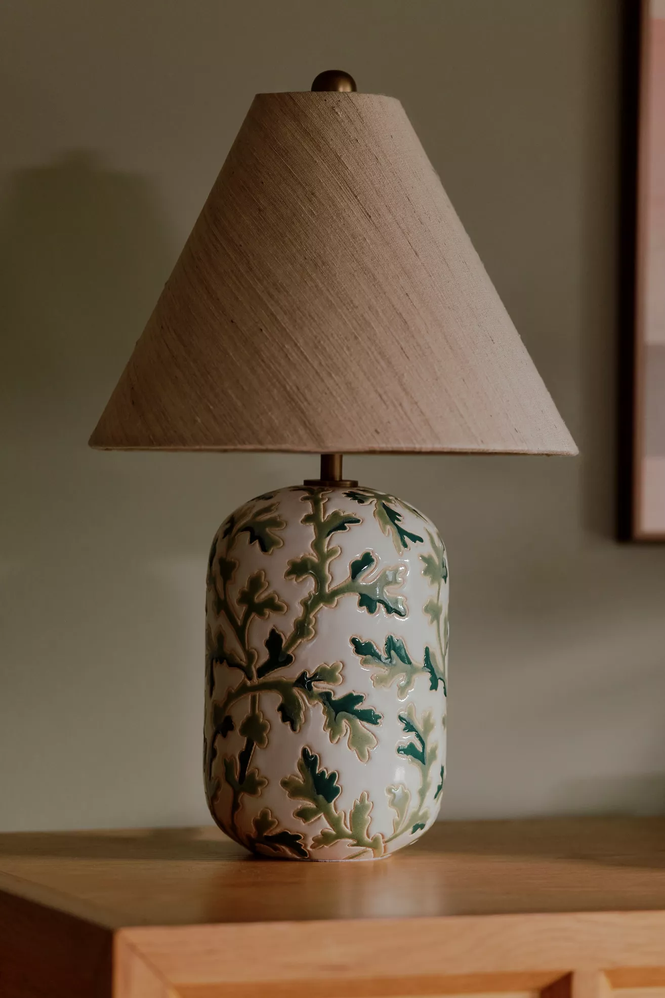 Kaia Wax Resist Ceramic Table Lamp