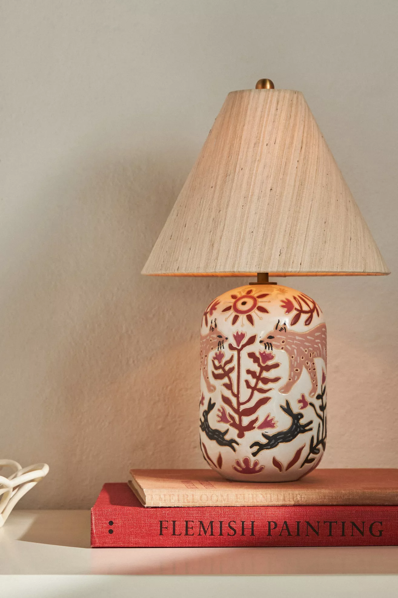 Kaia Wax Resist Ceramic Table Lamp - thumbnail 7