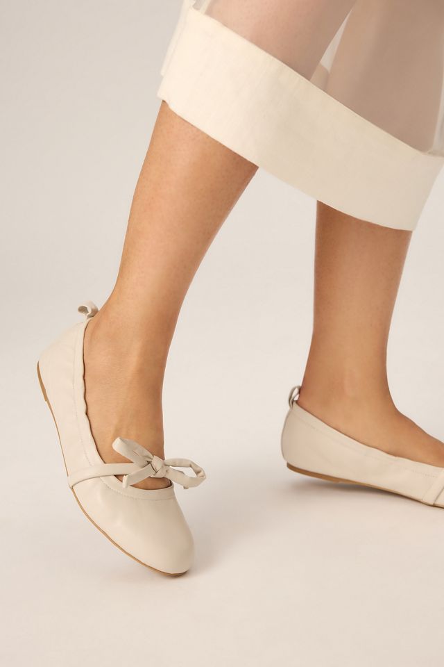 Bow deals ballet pumps