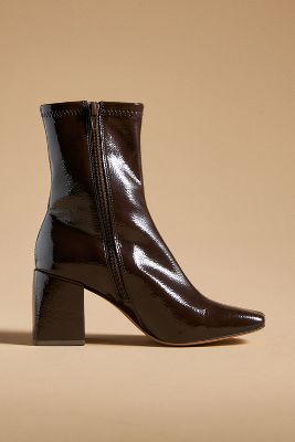 Silent D Carina Heeled Ankle Boots In Brown