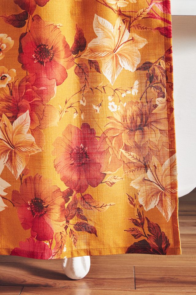 Zosia Organic Cotton Shower Curtain #1