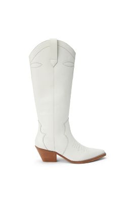 Shop Matisse Allegra Western Boots In White