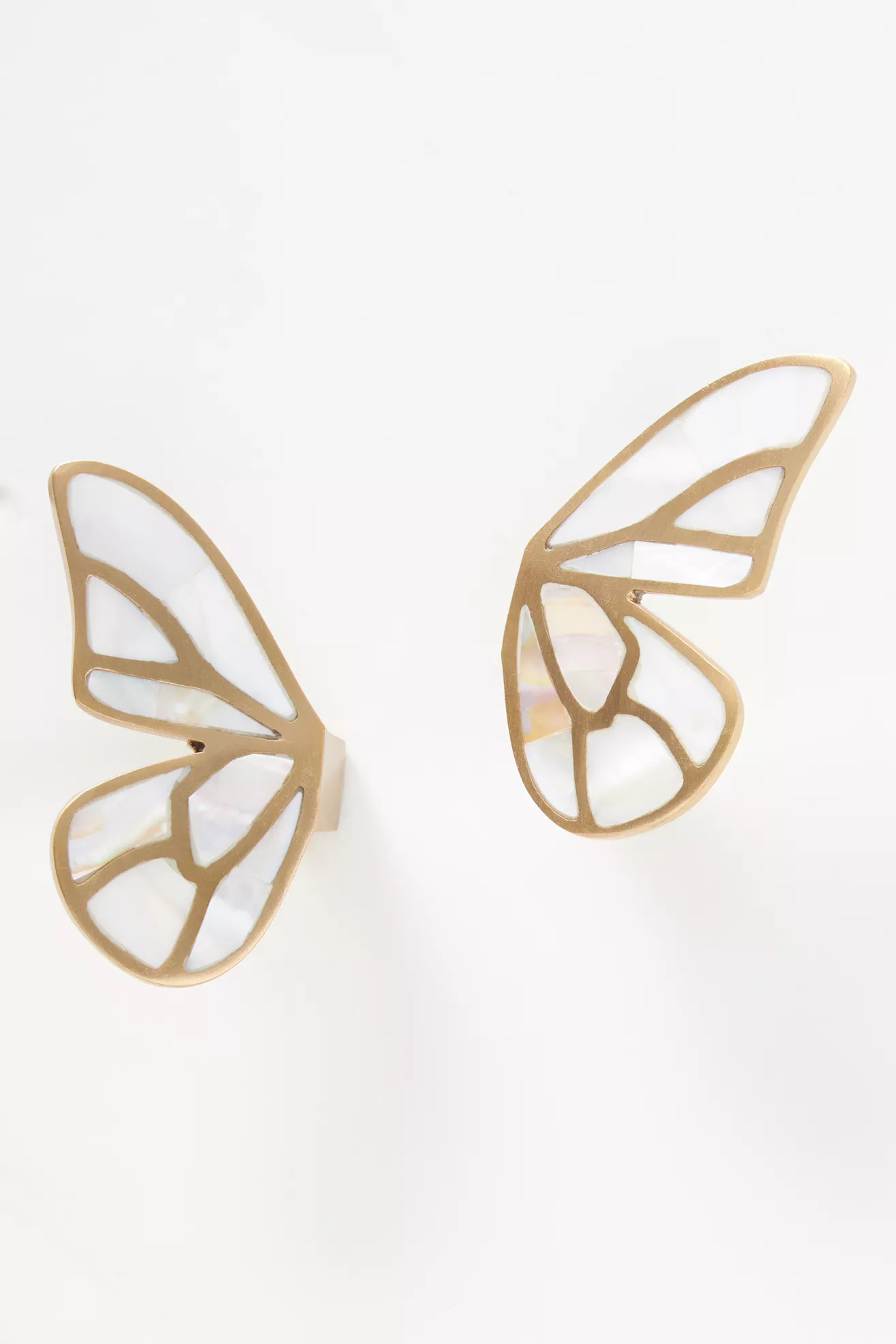 Delia Mother-of-Pearl Butterfly Pulls, Set of 2