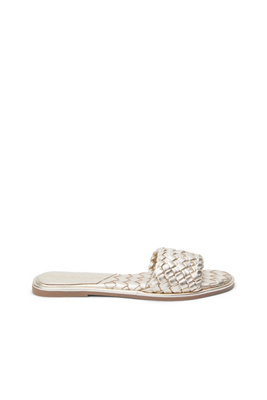 Matisse Shana Slide Sandals In Gold