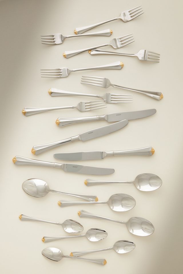 Golden Julliard Flatware 20-Piece Place Setting #1