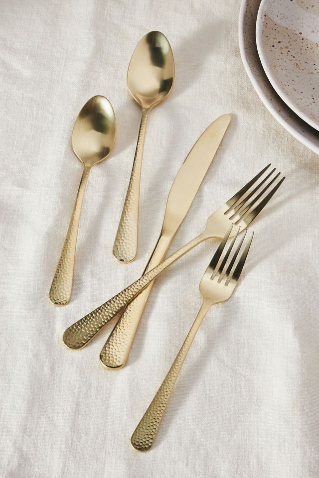 Keene Satin Flatware 20-Piece Place Setting