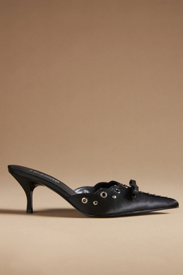 Jeffrey Campbell Gratis Pointed Toe Mule In Black