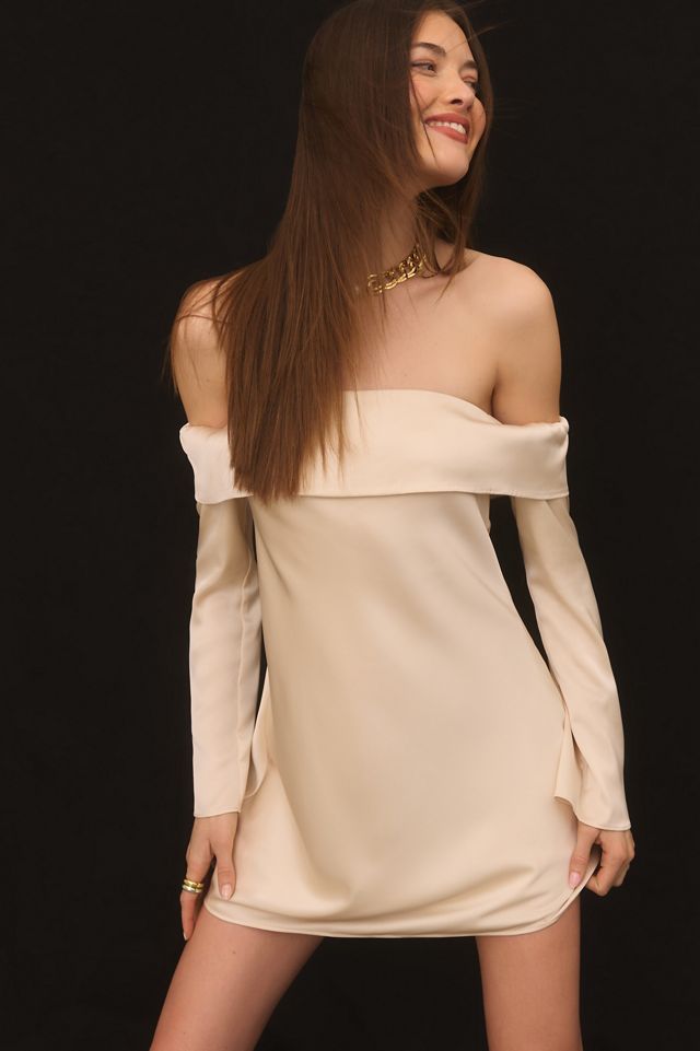 Reformation Maves Satin Dress #1