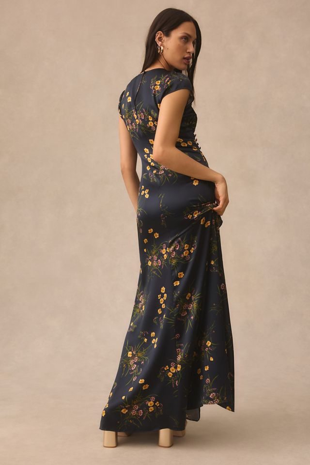 Reformation Birch Silk Dress #3
