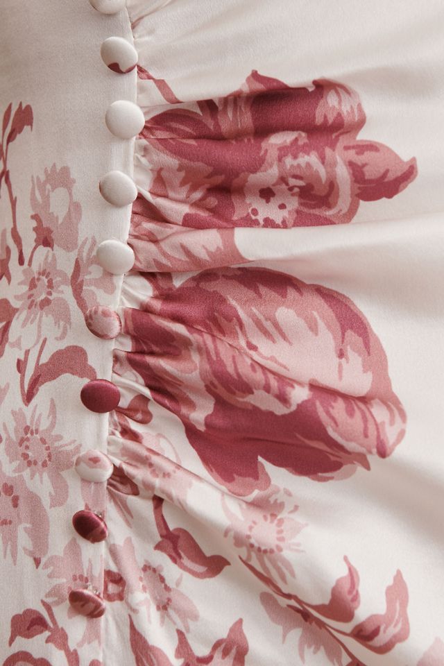 Reformation Birch Silk Dress #3