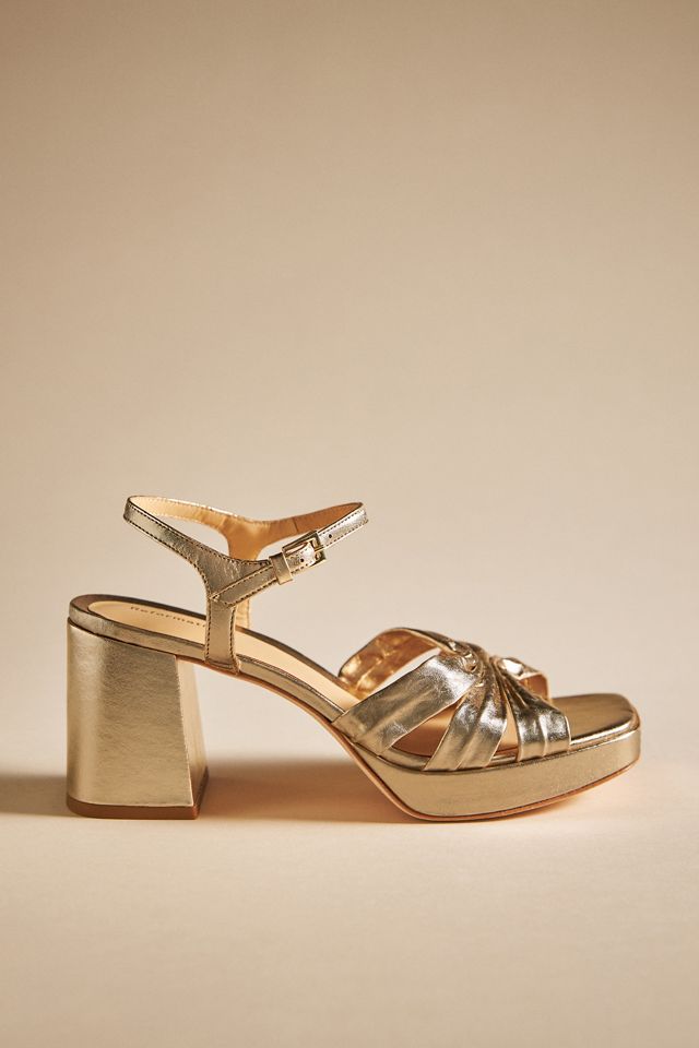 Reformation Maize Platform Heeled Sandals #2