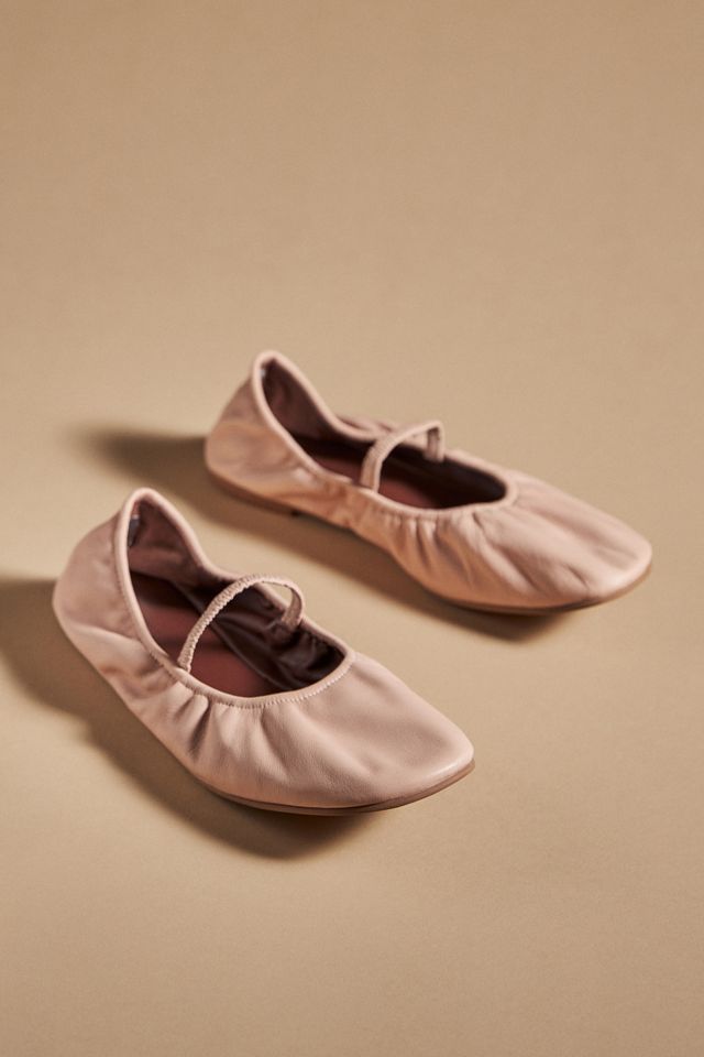 Reformation Buffy Ruched Ballet Flats #3