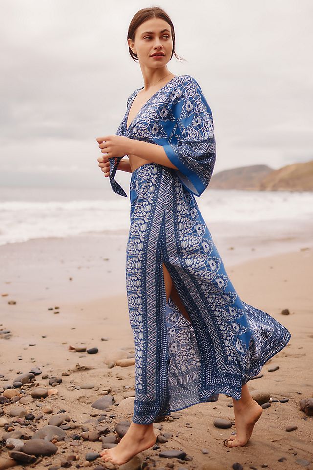 Sandy Tie Front Eyelet Coverup Sandy Tie Front Eyelet Coverup