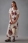Belize Rust Linen Kaftan