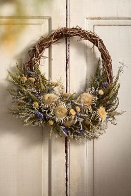 Right Side Hand Spring Bluebird Wreath