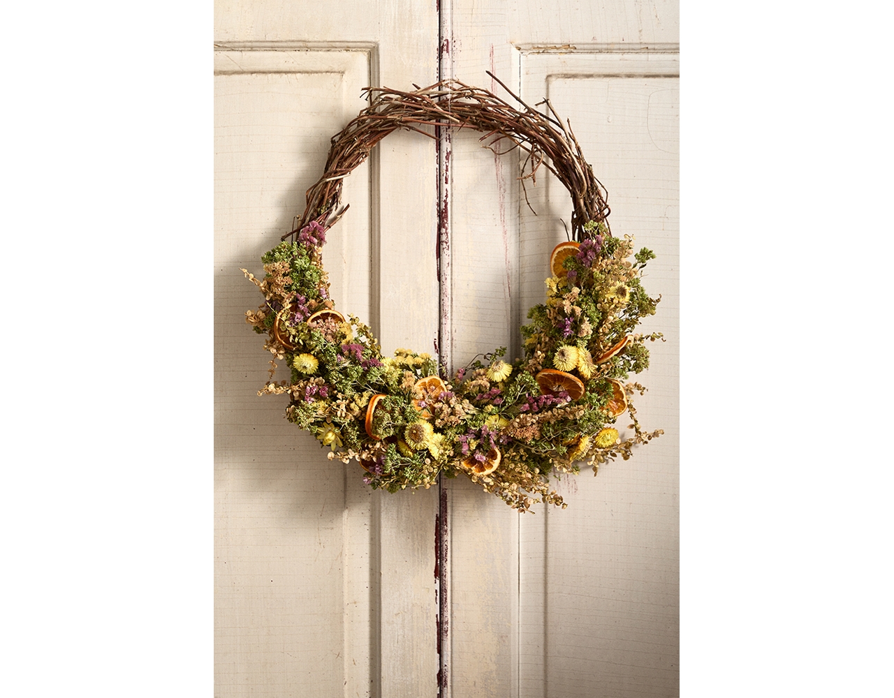 Right Side Hand Meadowlark Wreath