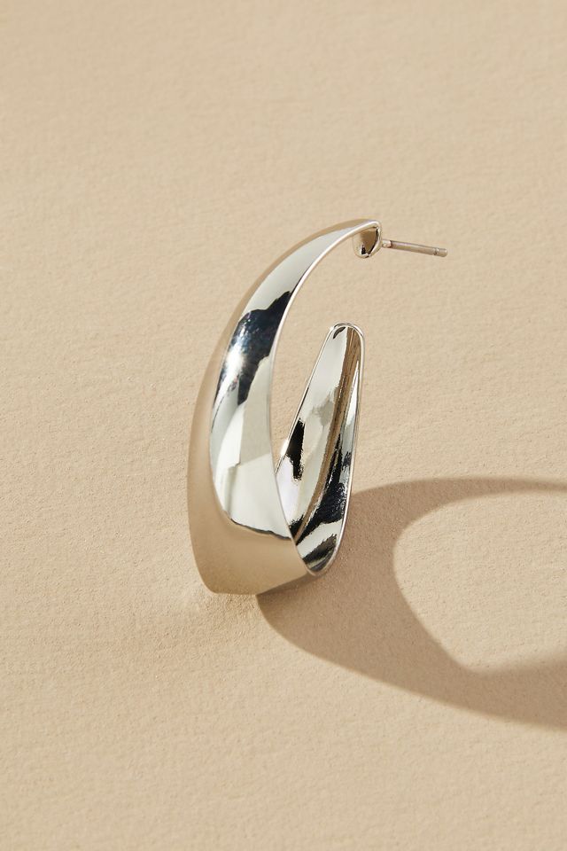 Classic Twirl Hoop Earrings #1